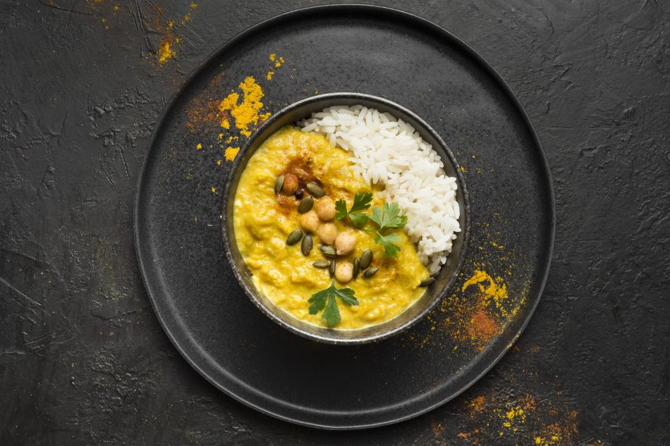 Dal Tadka with Jeera Rice
